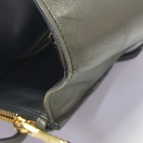 Quilted Lambskin Shoulder Bag Green