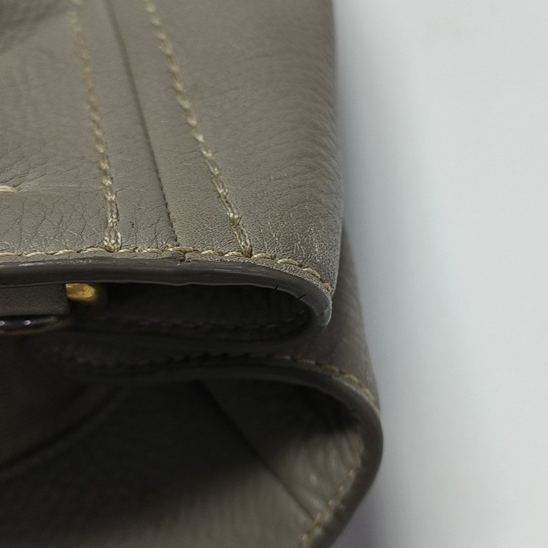 Calfskin Tote Bag Gray