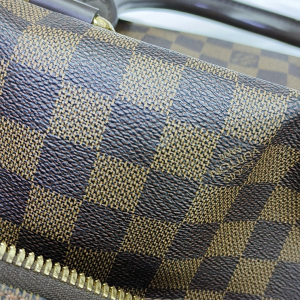 EOLE Damier Ebene Coated Canvas Brown