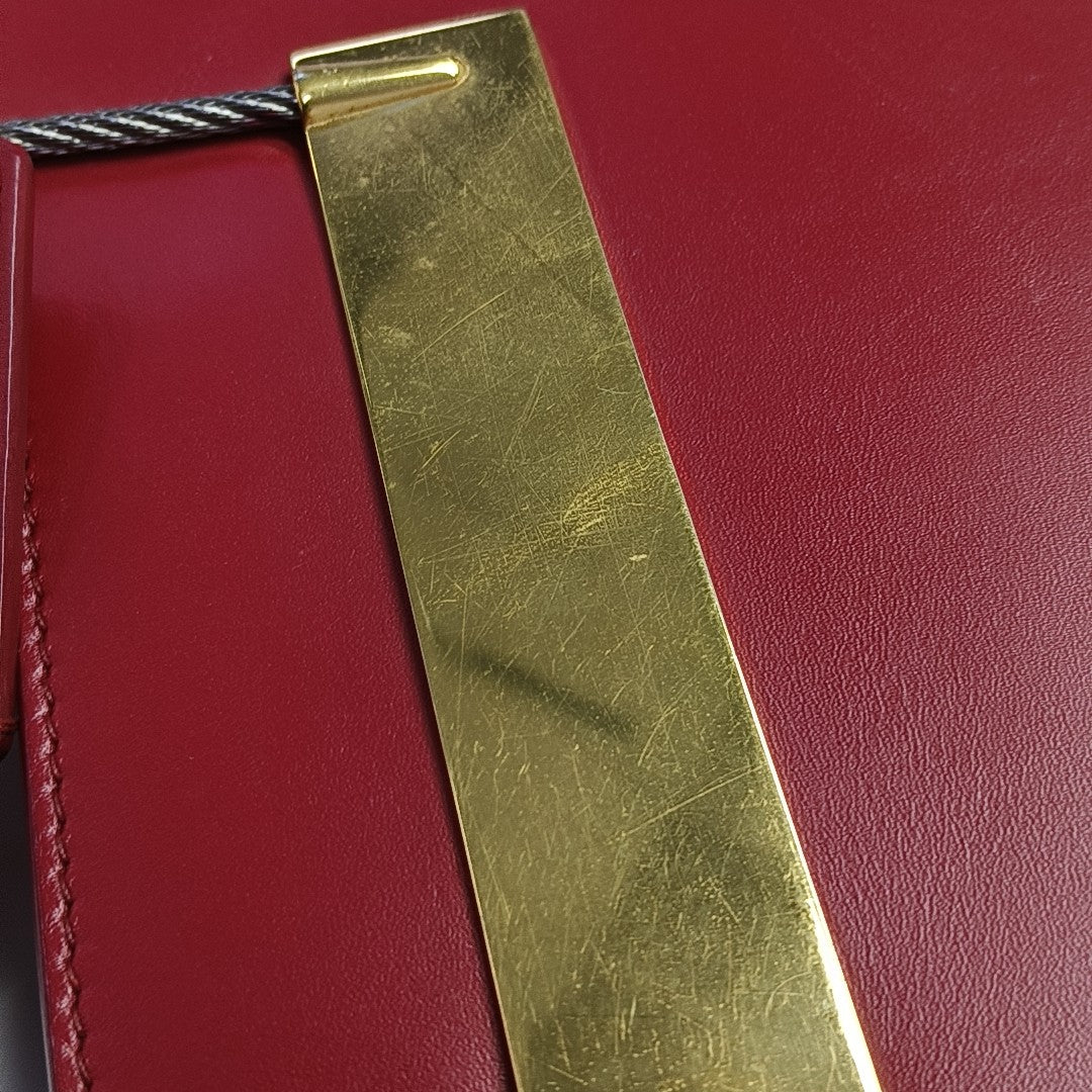 Calfskin Tote Bag Red