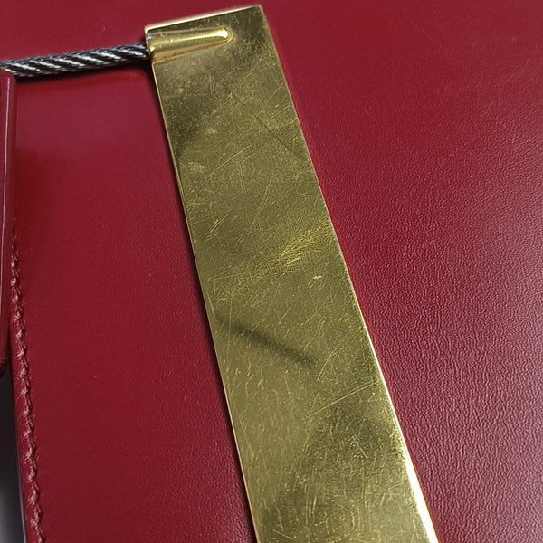 Calfskin Tote Bag Red