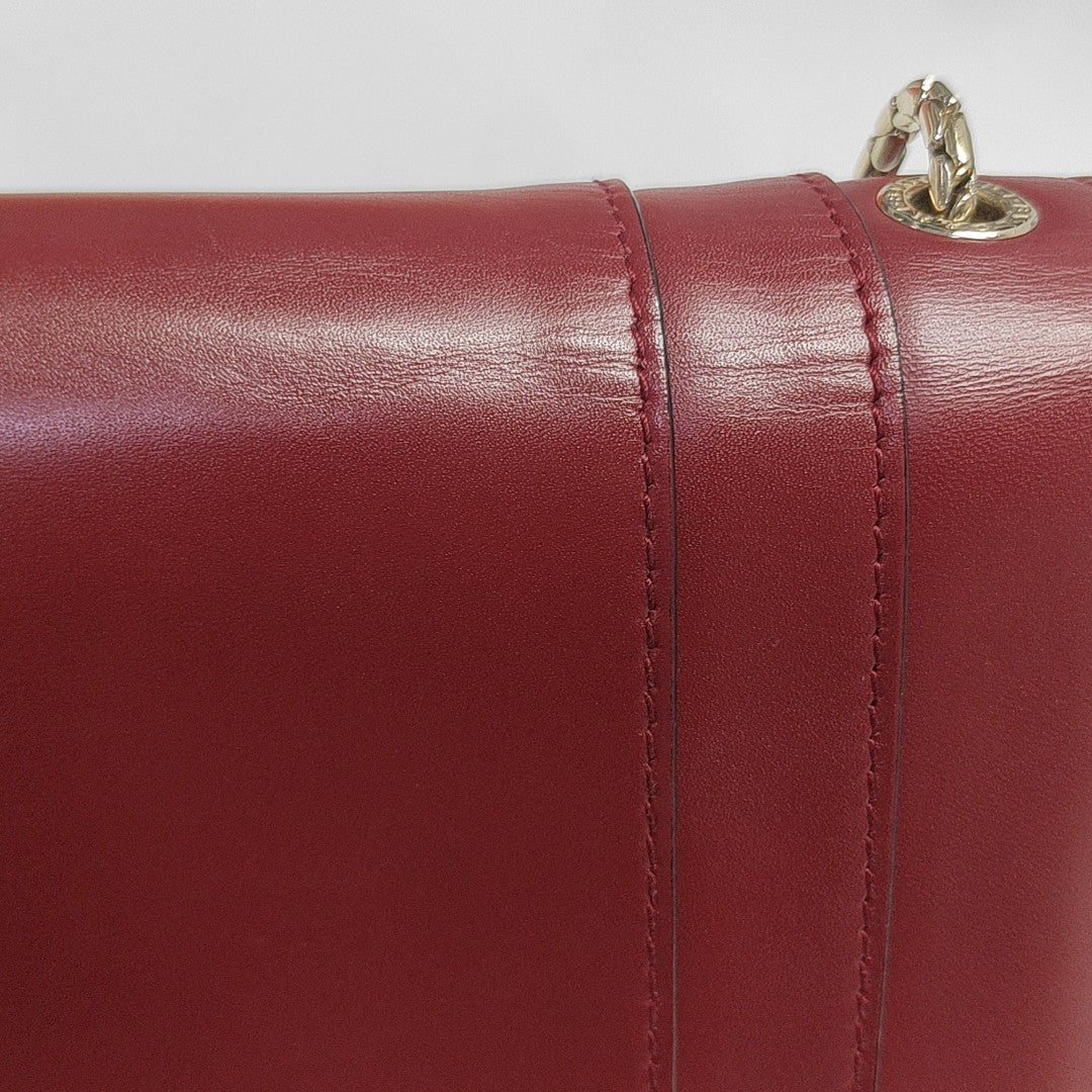 SERPENTI FOREVER Small Calfskin Red