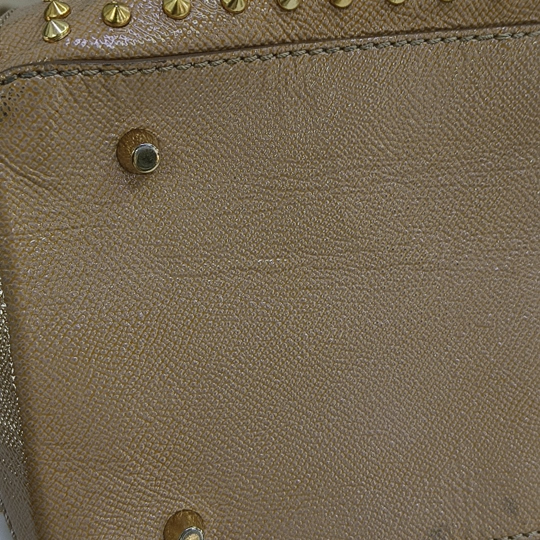 Calfskin Shoulder Bag Brown