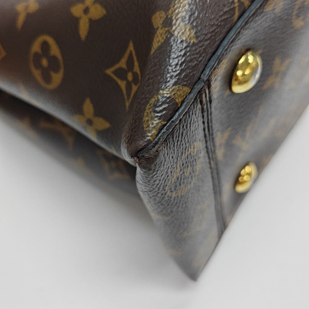 FLOWER Monogram Coated Canvas Brown