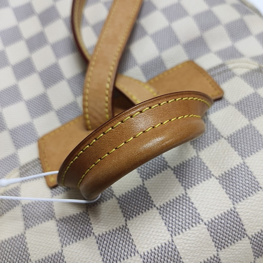 SPERONE Damier Azur Coated Canvas White
