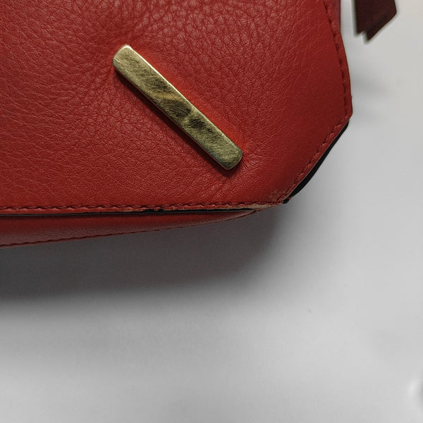 Puzzle Small Calfskin Red