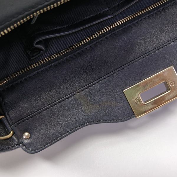 Rockstud Small Calfskin Black