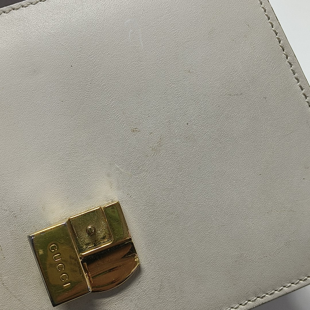 Sylvie Mini Calfskin White