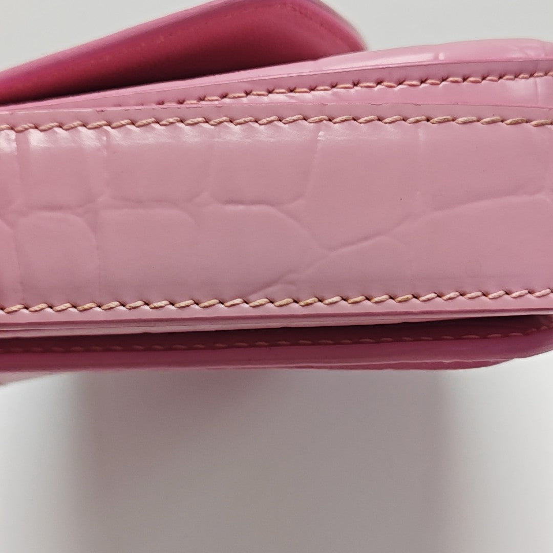 Calfskin Shoulder Bag Pink