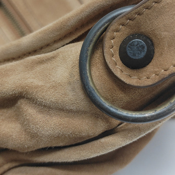 LE CITY Small Suede Brown