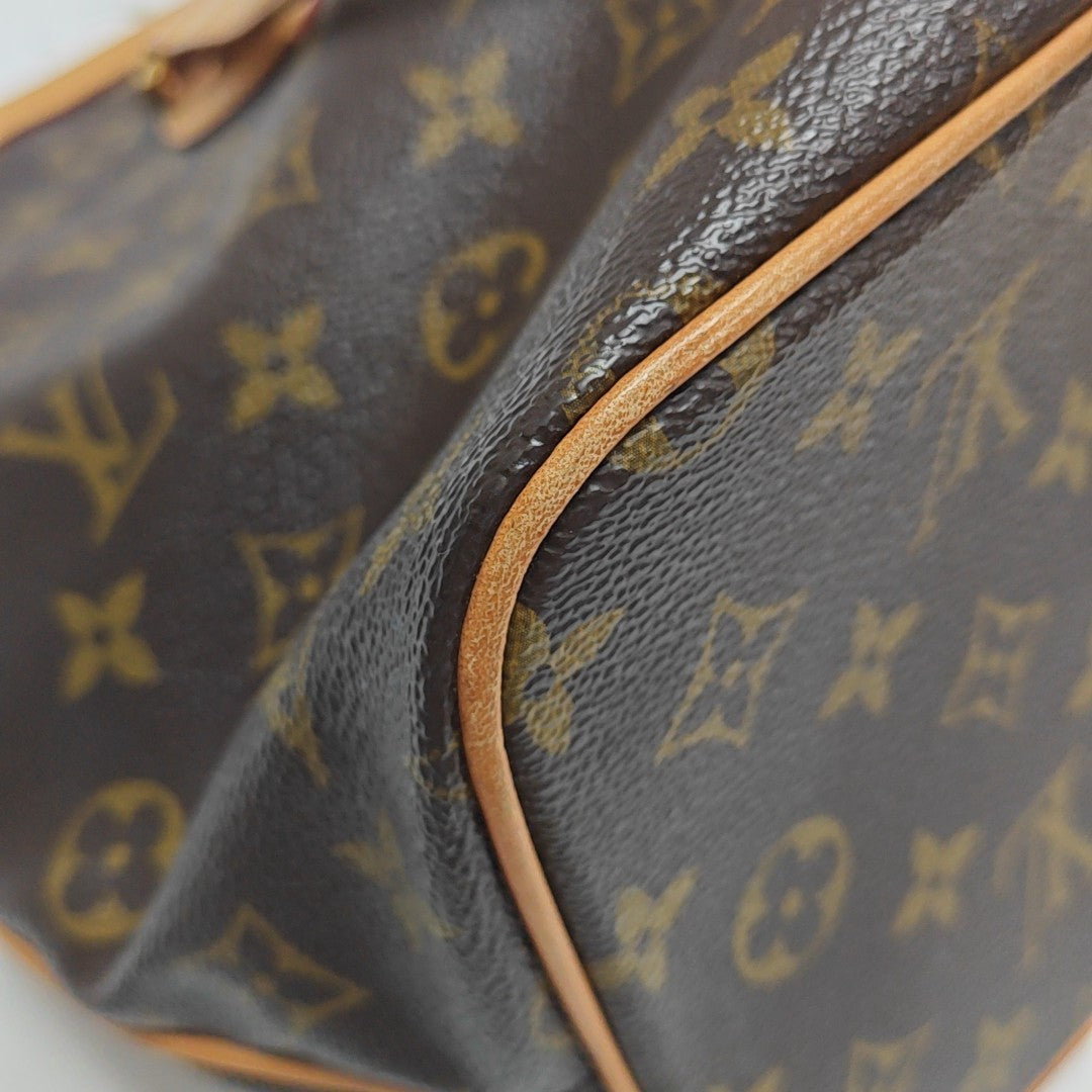 PALERMO PM Monogram Coated Canvas Brown