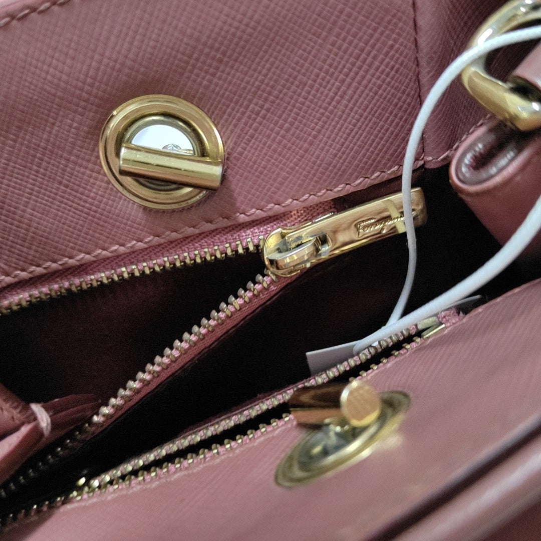 Calfskin Tote Bag Red