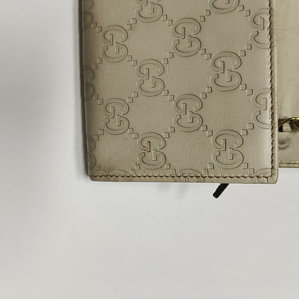 Monogram Calfskin Top Handle Bag Beige
