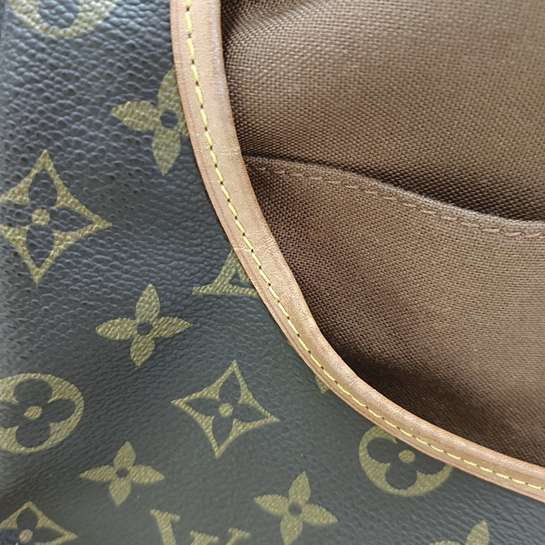 SAUMUR Monogram Coated Canvas Brown