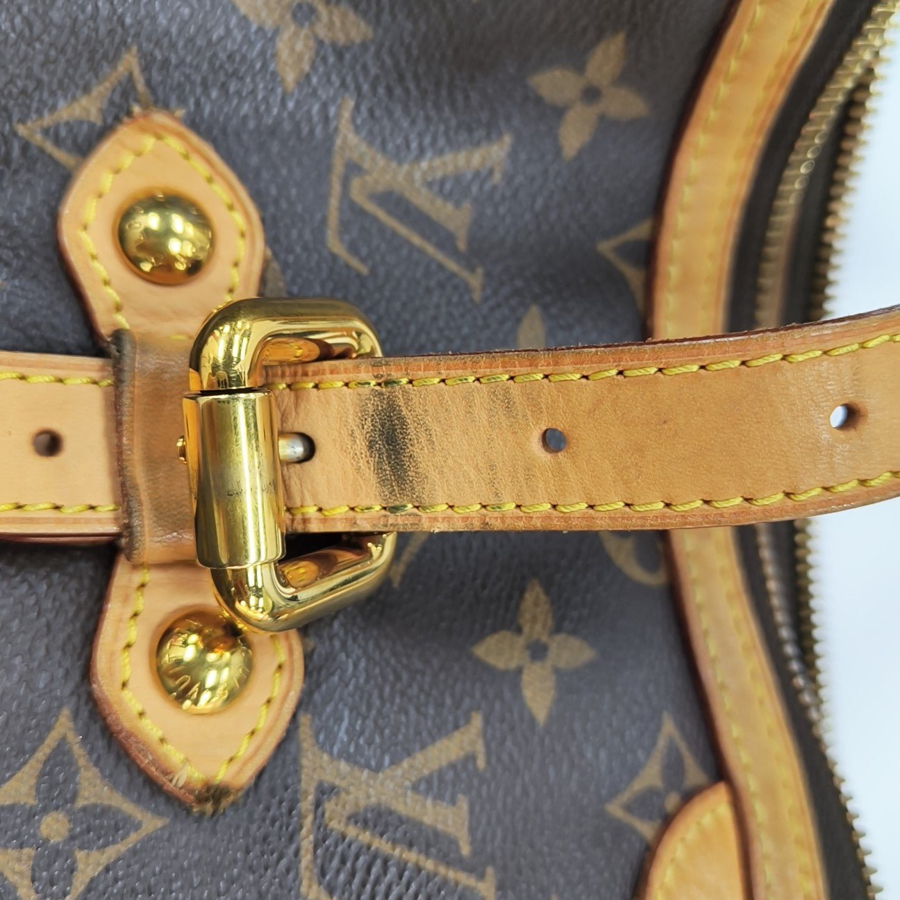 PALERMO GM Monogram Coated Canvas Brown