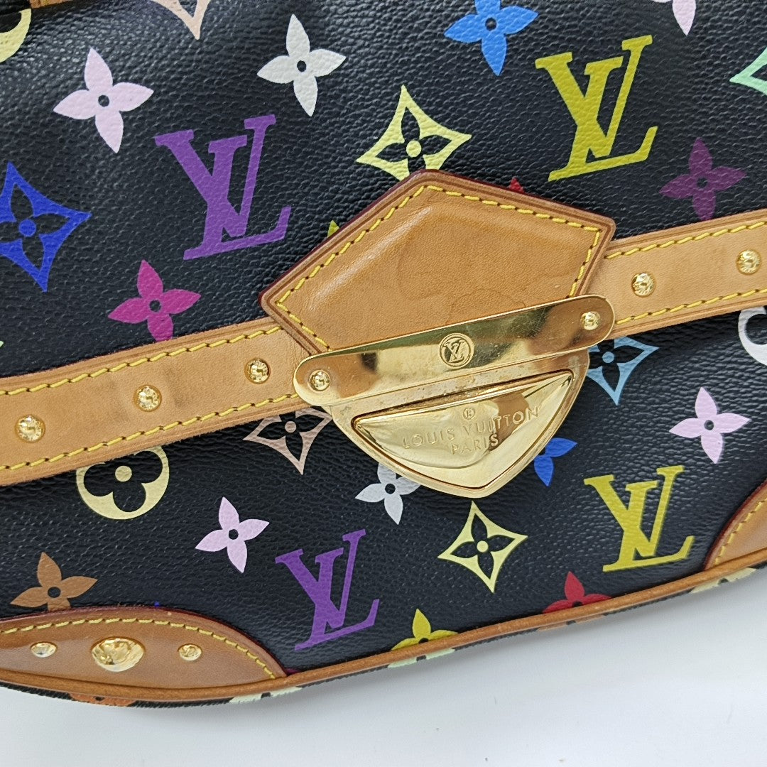 LV × TM RITA Monogram Coated Canvas Black