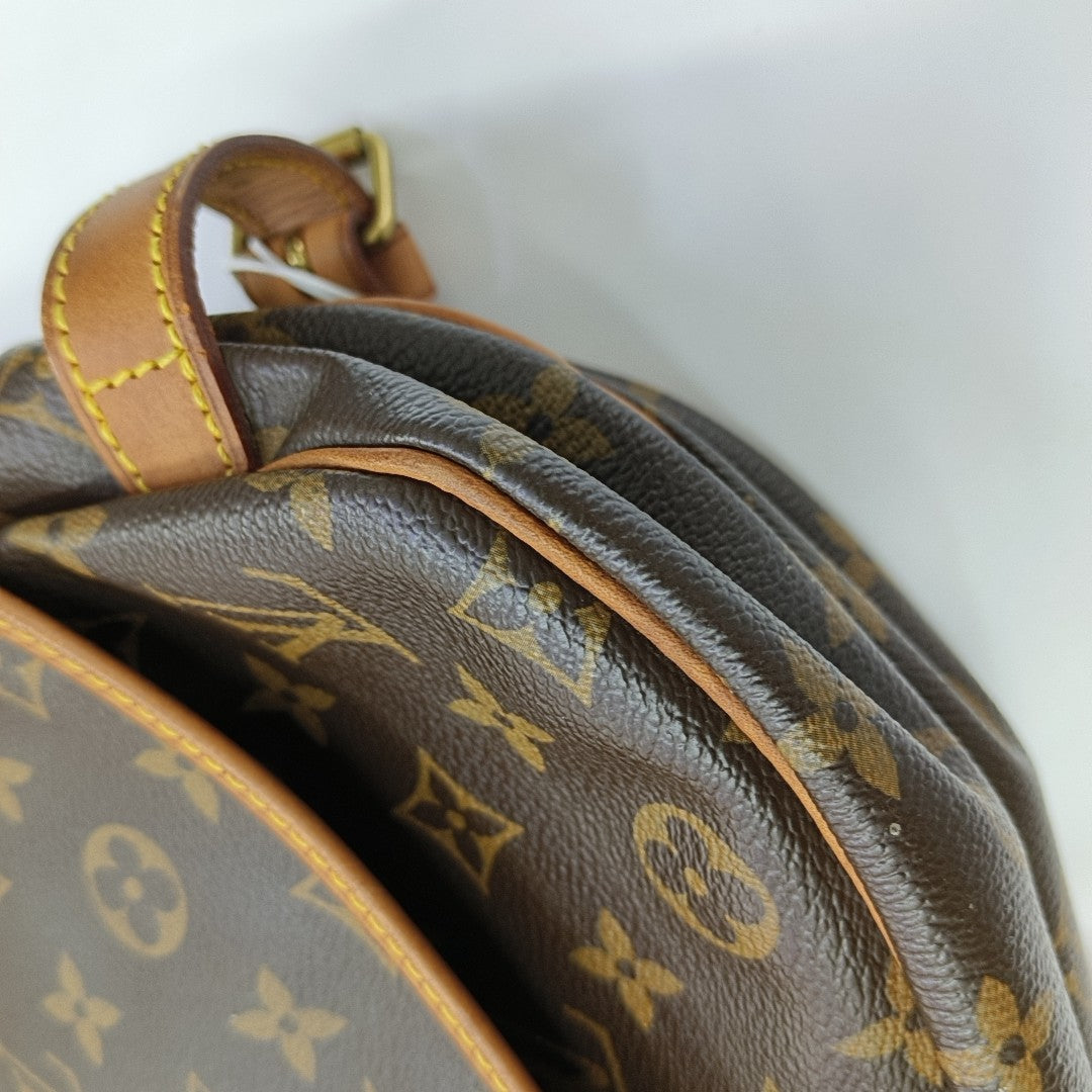 SAUMUR 30 Monogram Coated Canvas Brown