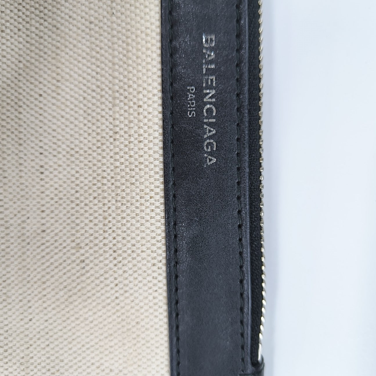 Navy Mini Canvas White