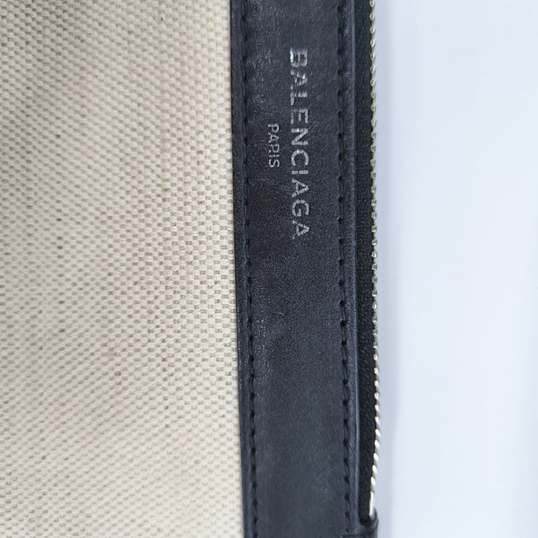 Navy Mini Canvas White