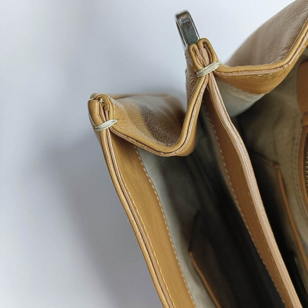Calfskin Shoulder Bag Yellow