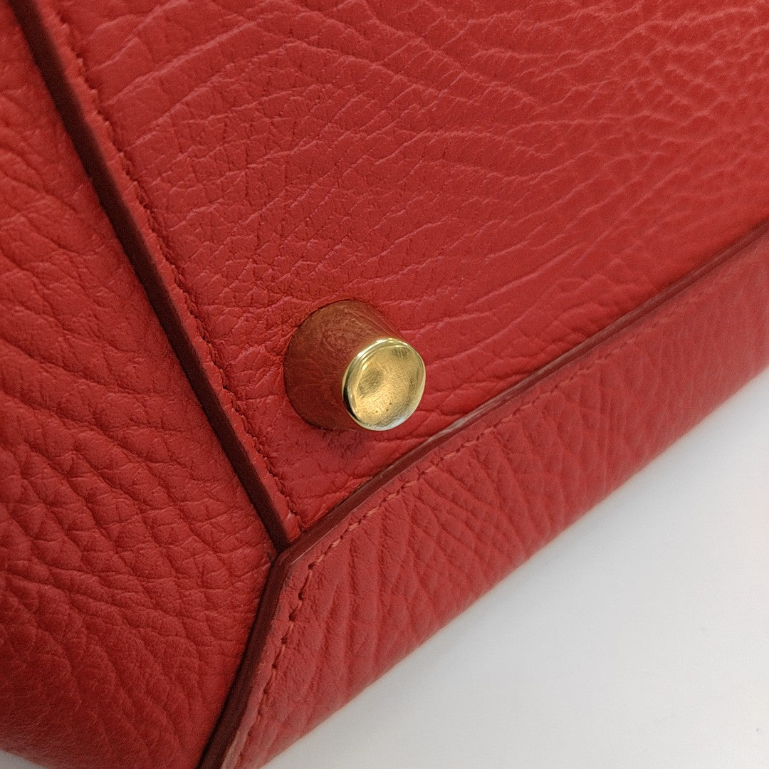 BELT Mini Calfskin Red