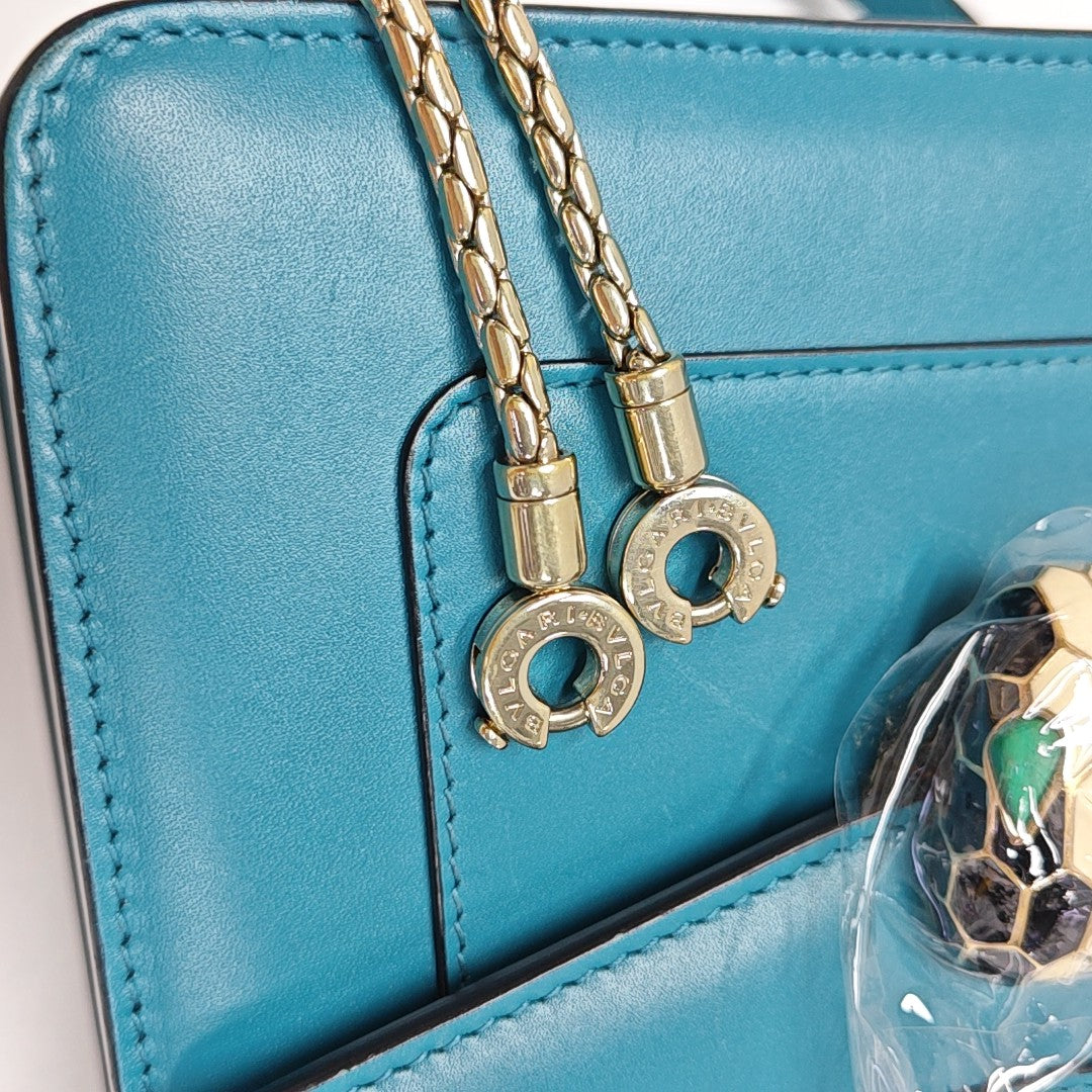 SERPENTI FOREVER Small Calfskin Green