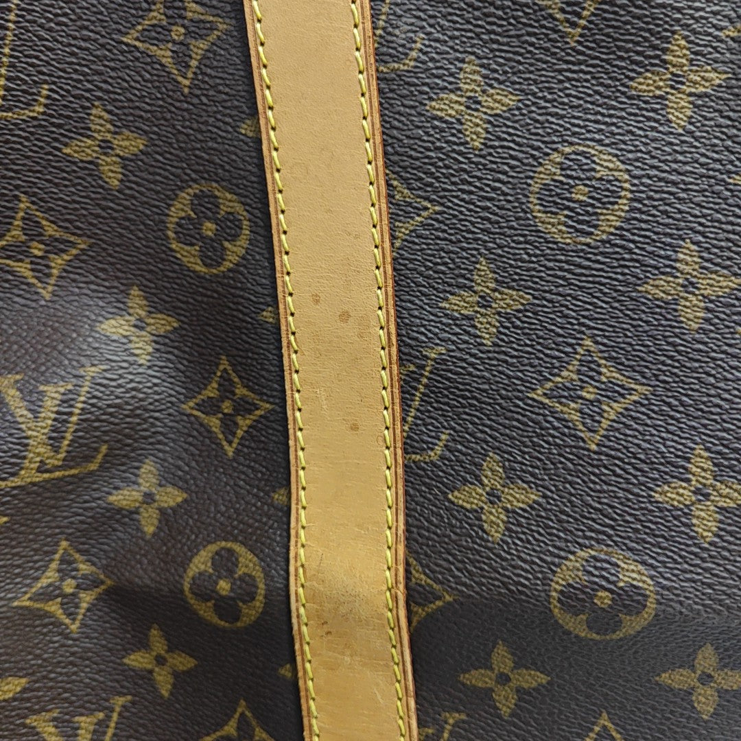 SAC SOUPLE 55 Monogram Coated Canvas Brown