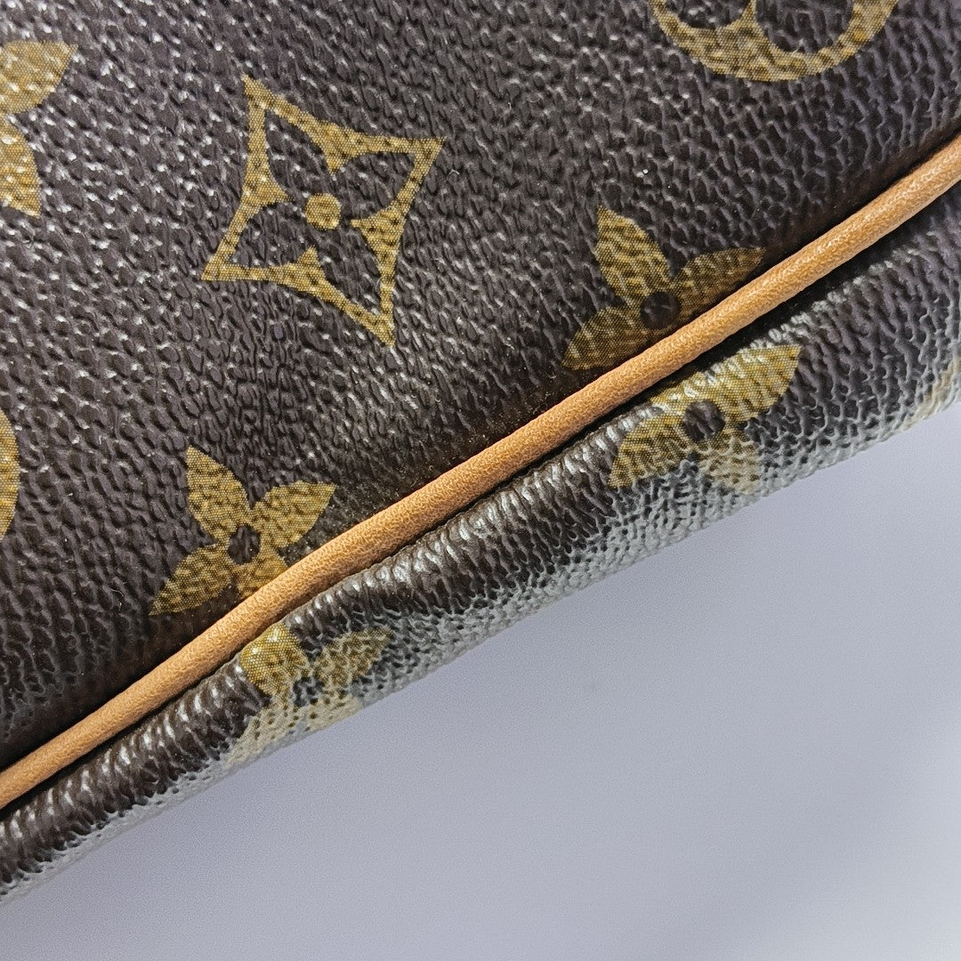 PALERMO PM Monogram Coated Canvas Brown