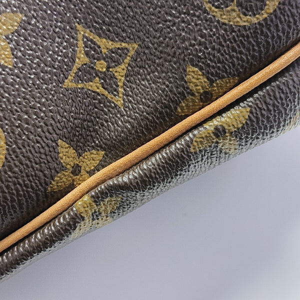 PALERMO PM Monogram Coated Canvas Brown