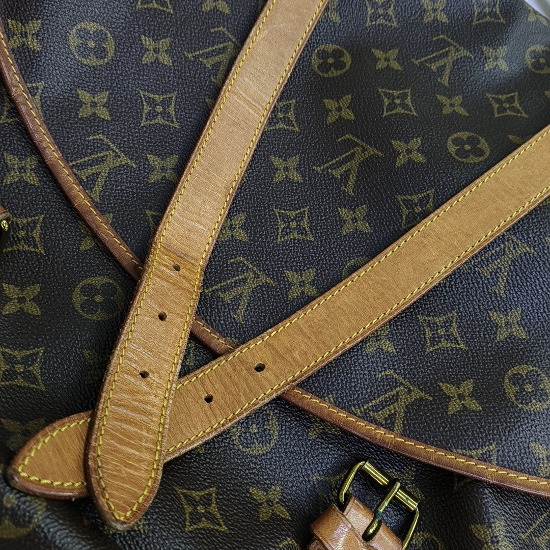 SAUMUR 43 Monogram Coated Canvas Brown
