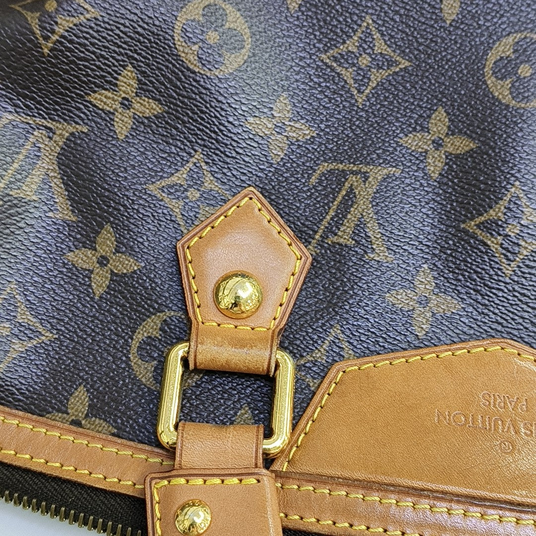 RETIRO NM Monogram Coated Canvas Brown