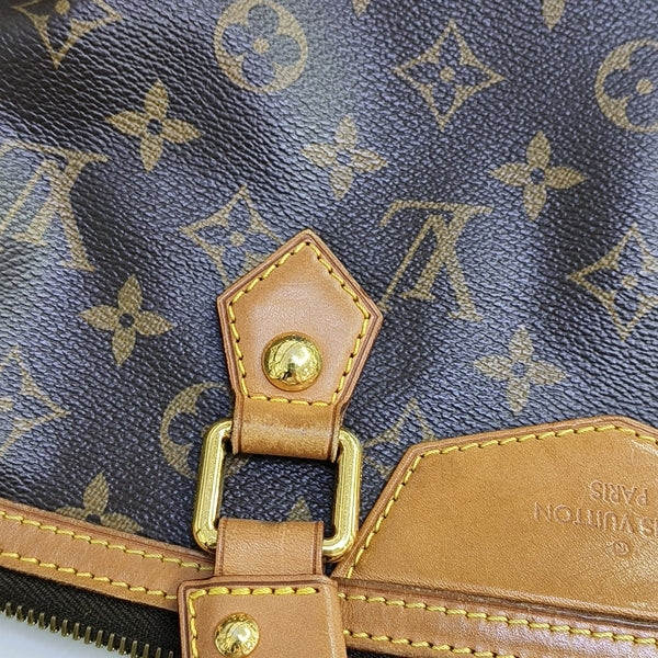 RETIRO NM Monogram Coated Canvas Brown