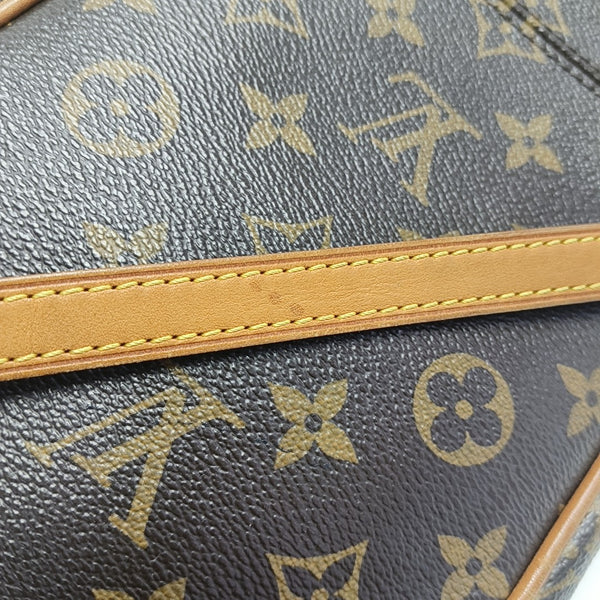 ESTRELA MM Monogram Coated Canvas Brown