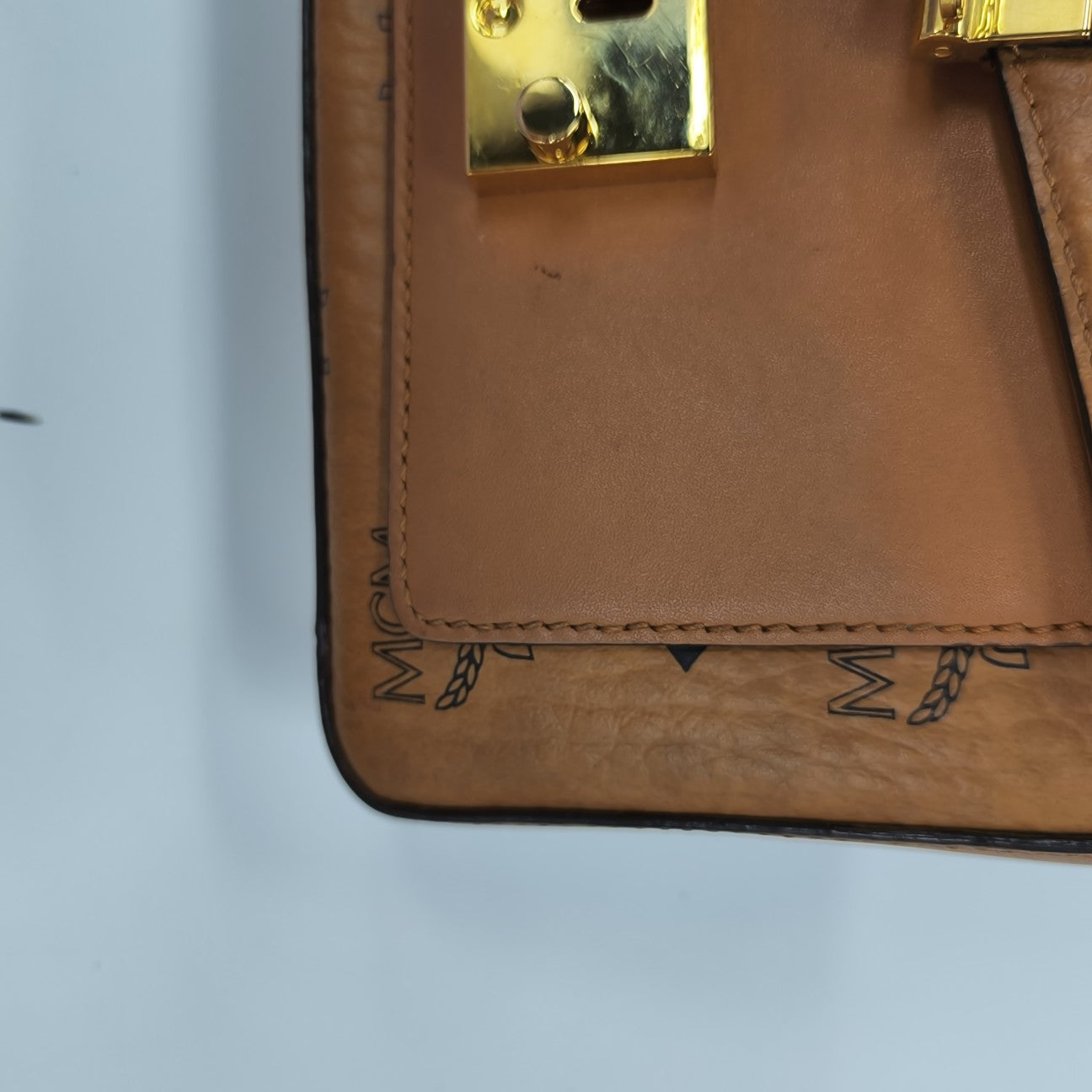 Viktor Visetos Small Monogram Coated Canvas Brown