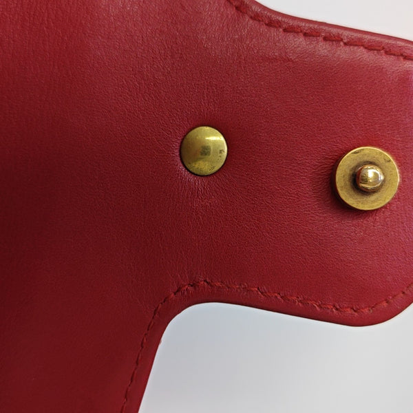 GG Marmont Mini Quilted Calfskin Red