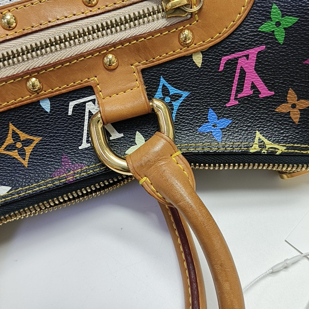 LV × TM RITA Monogram Coated Canvas Black