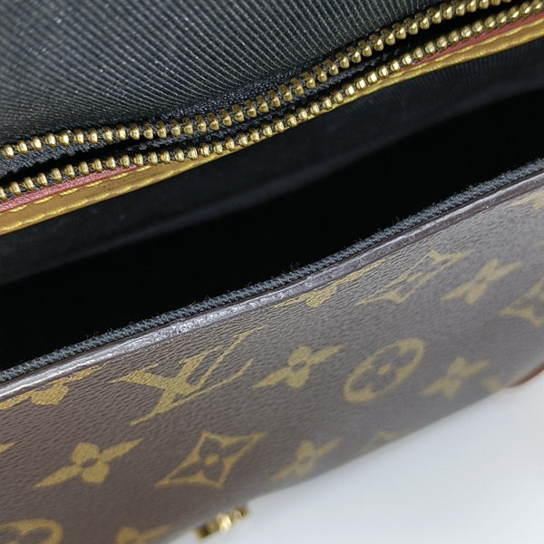 DIANE Monogram Coated Canvas Brown