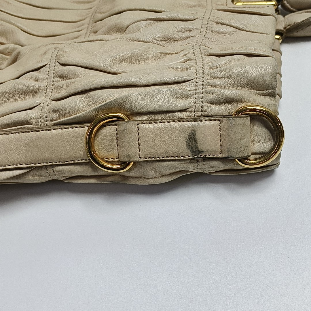 Gaufre Calfskin Beige