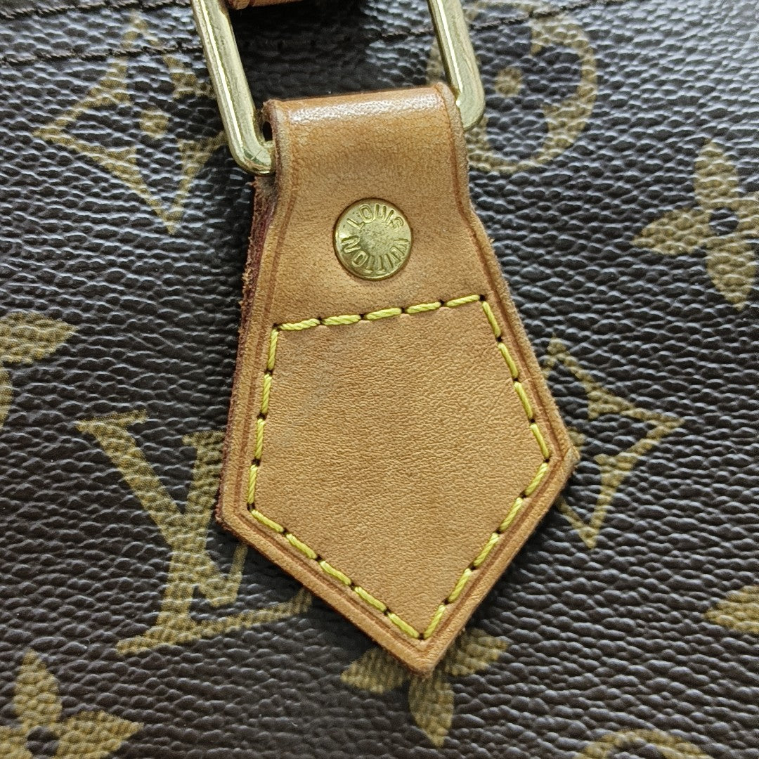 SPEEDY 30 Monogram Coated Canvas Brown