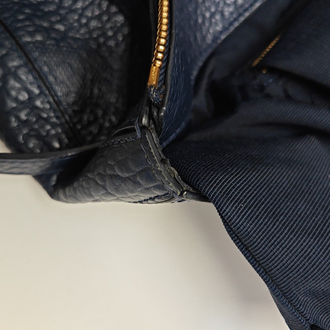 Dewsbury Mini Leather Blue