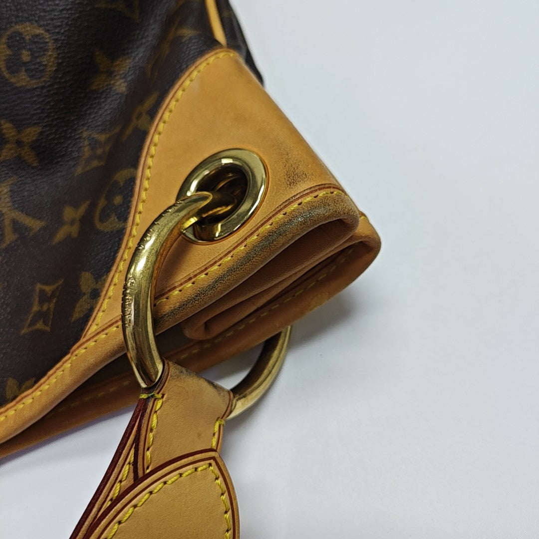 GALLIERA GM Monogram Coated Canvas Brown