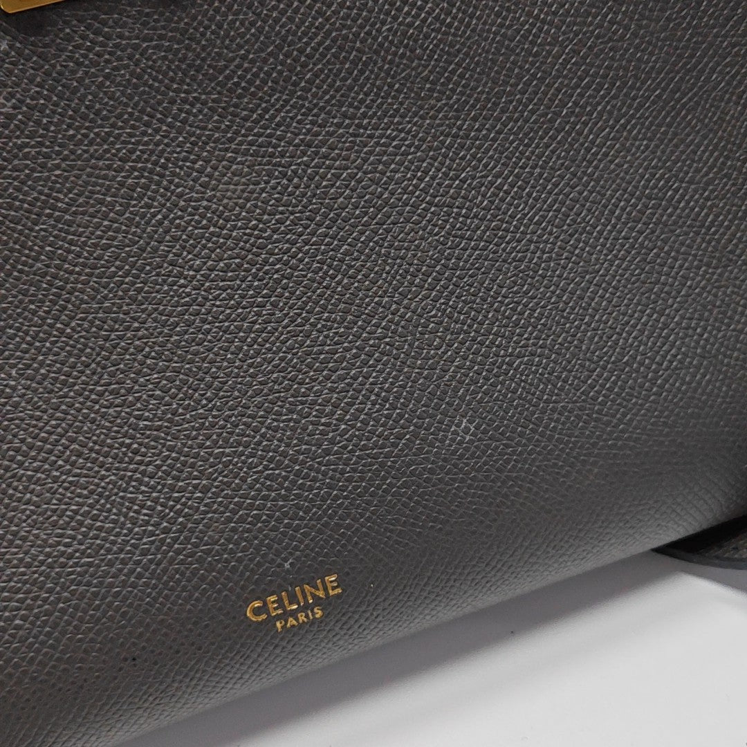 BELT Mini Calfskin Gray