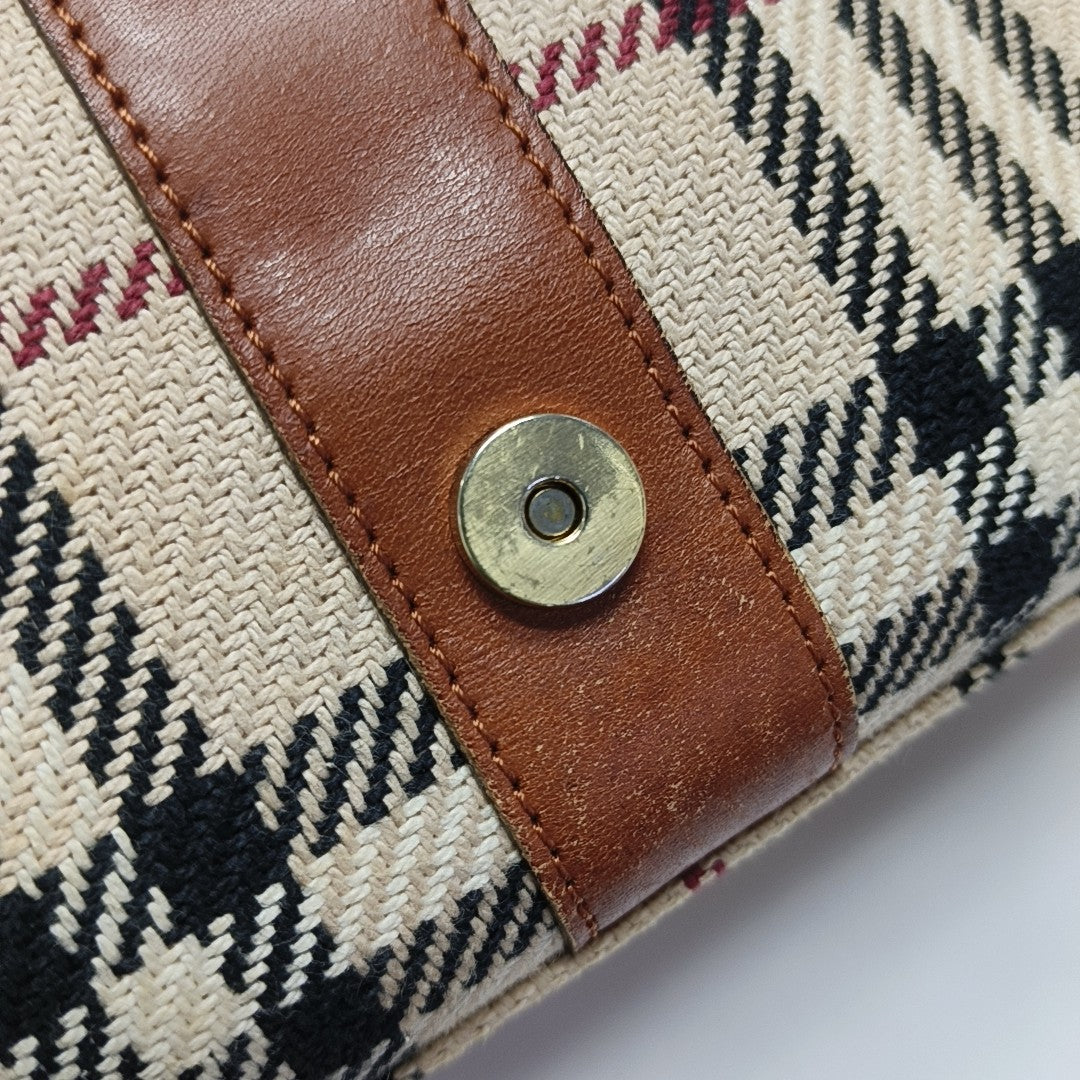 Fabric Shoulder Bag Beige