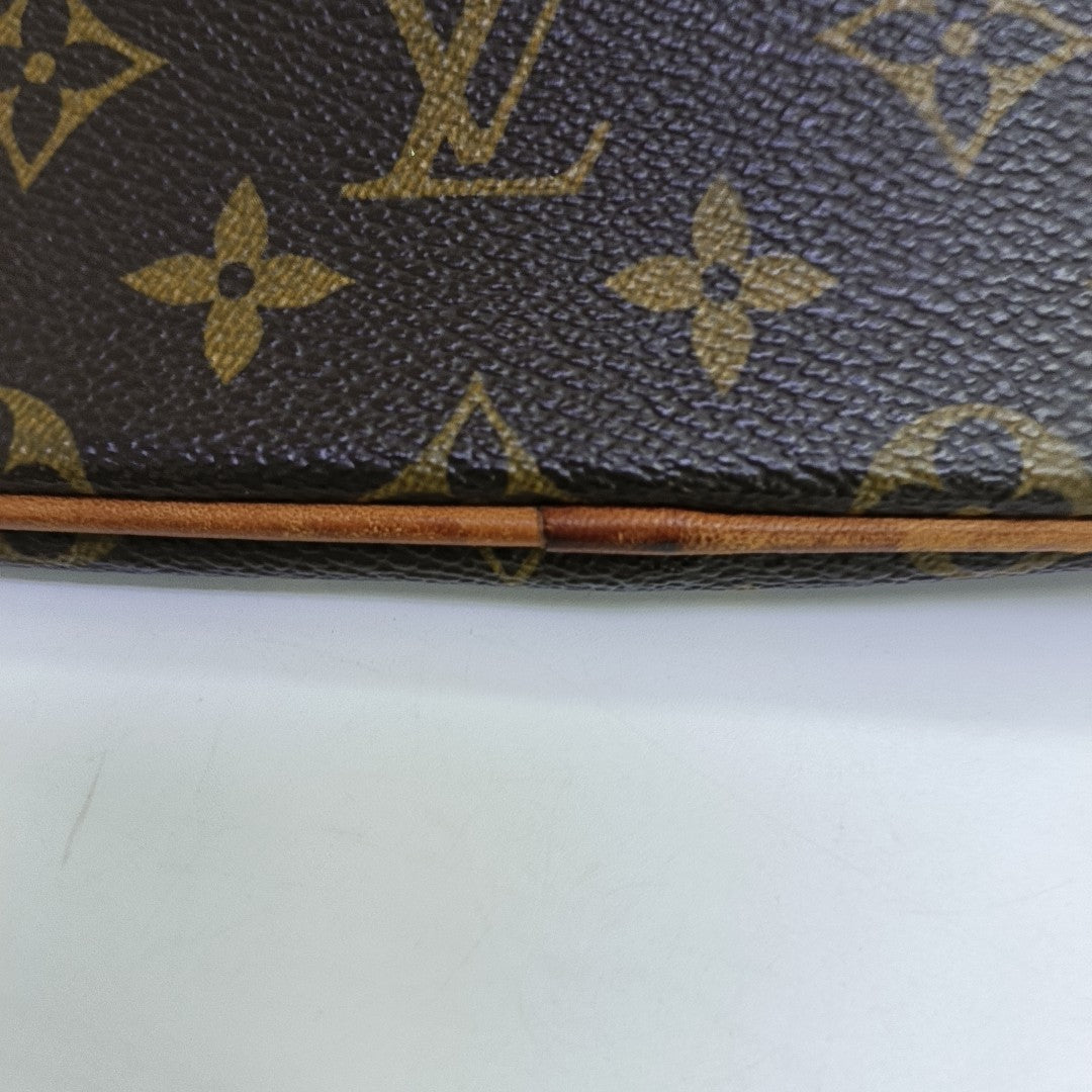 PALERMO PM Monogram Coated Canvas Brown