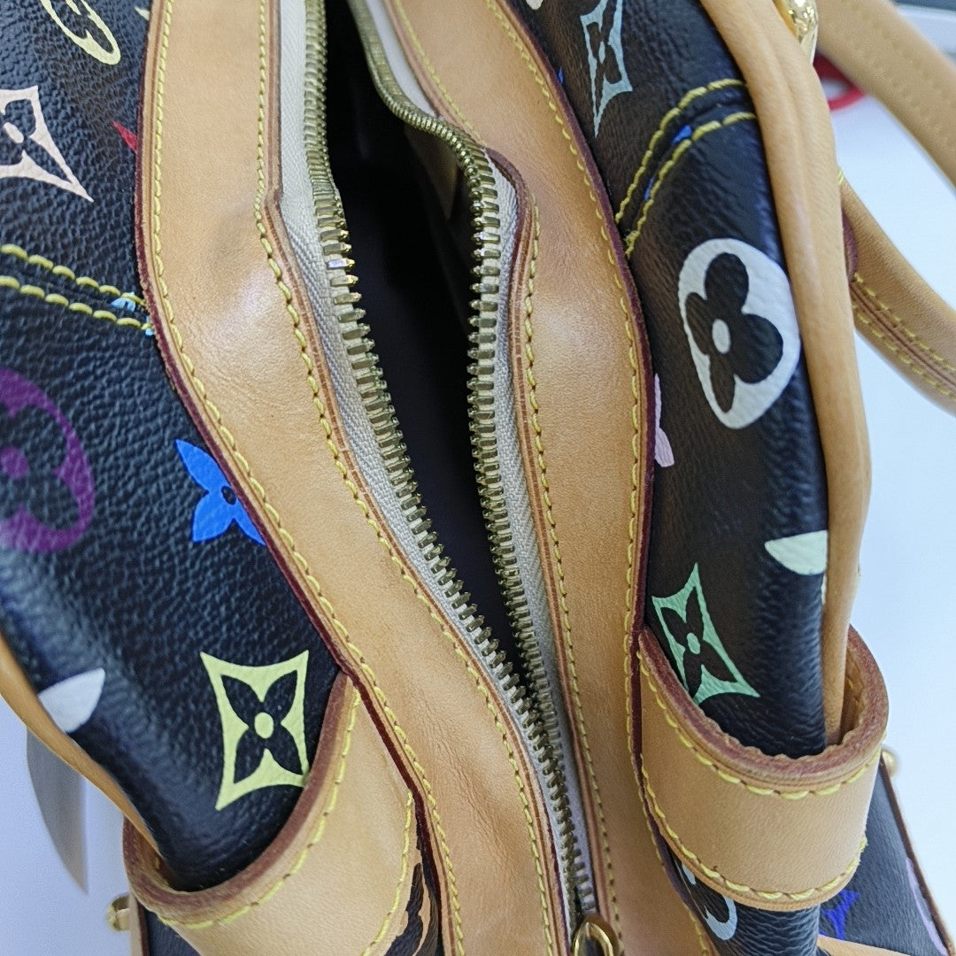 LV × TM CLAUDIA Monogram Coated Canvas Black