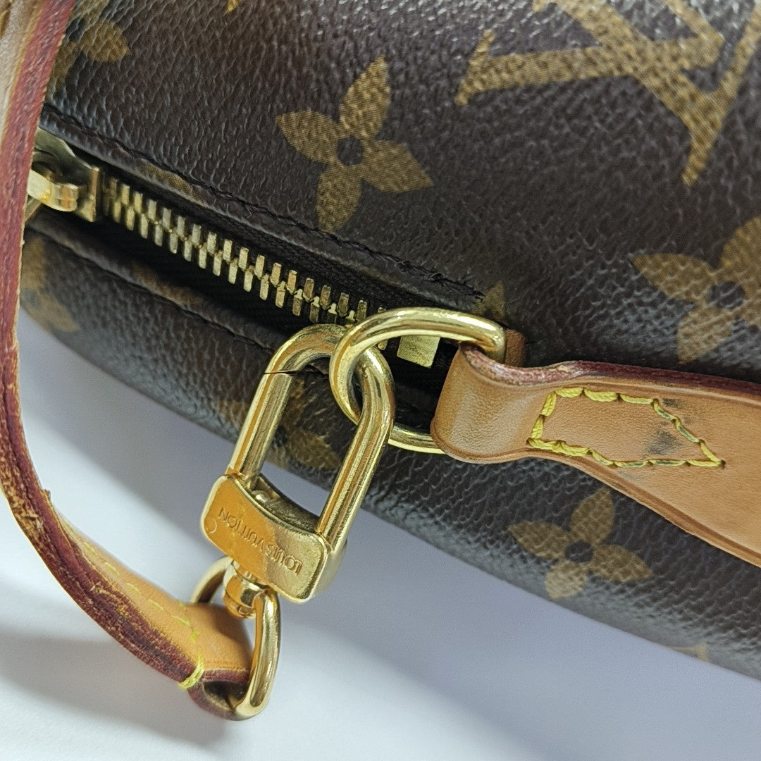 RETIRO NM Monogram Coated Canvas Brown