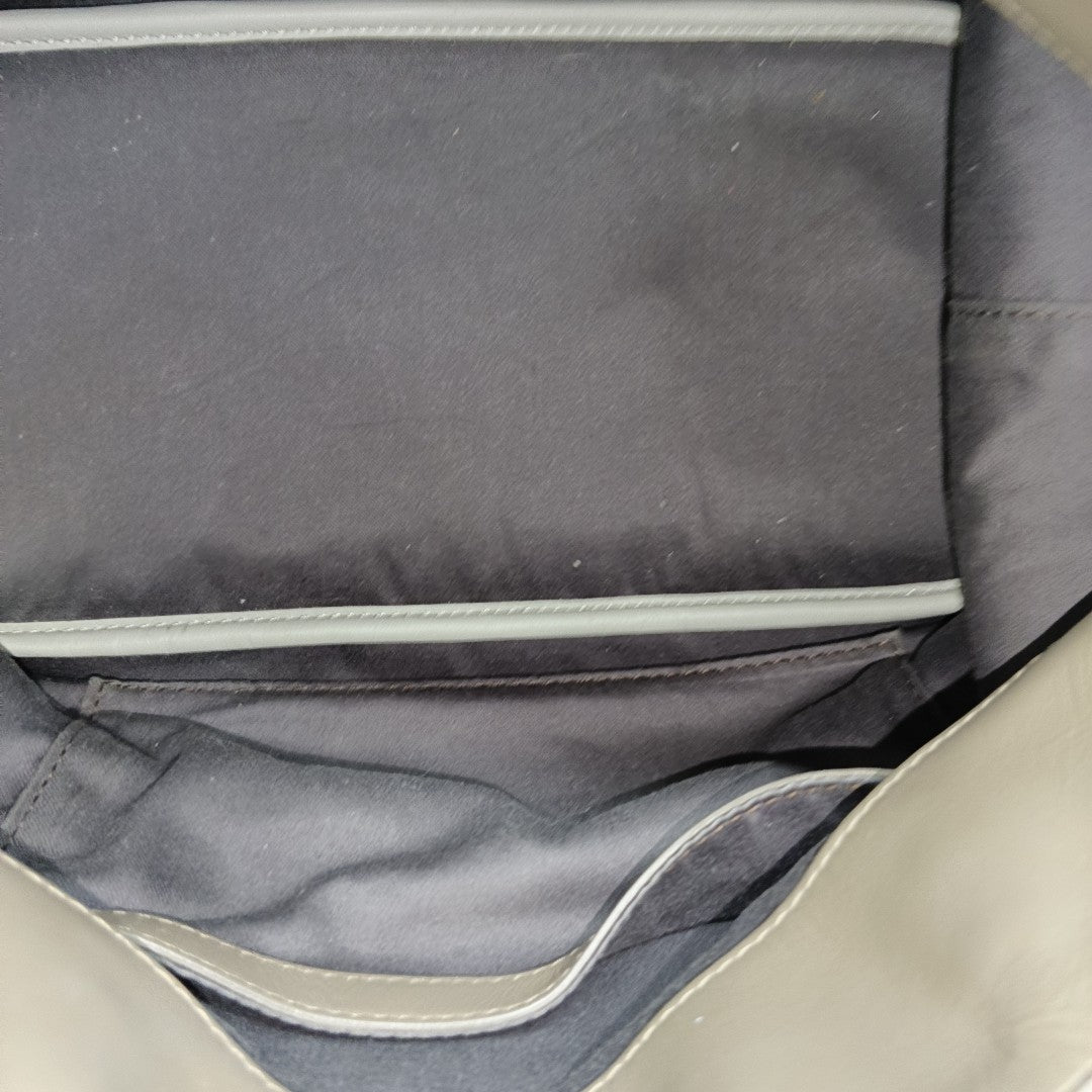 Calfskin Tote Bag Gray