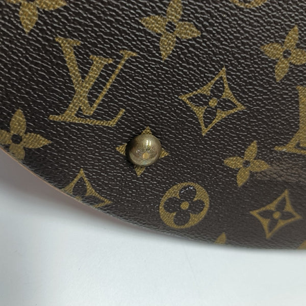 BUCKET GM Monogram Coated Canvas Brown