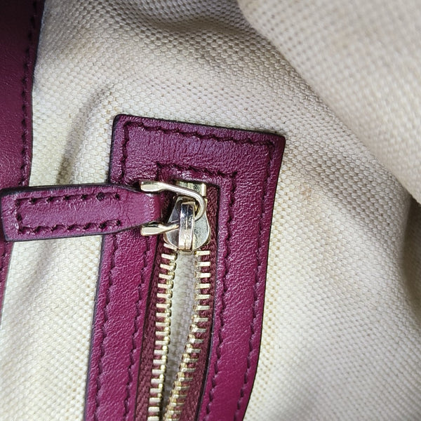 Monogram Canvas Tote Bag Brown