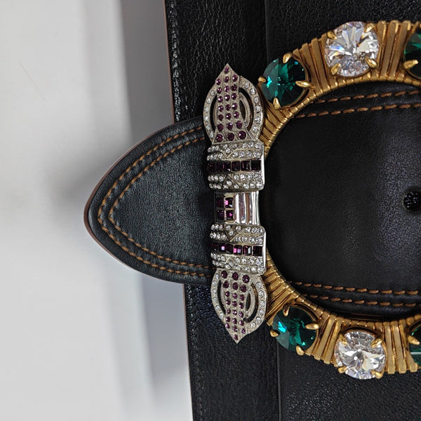 Miu Lady Calfskin Black